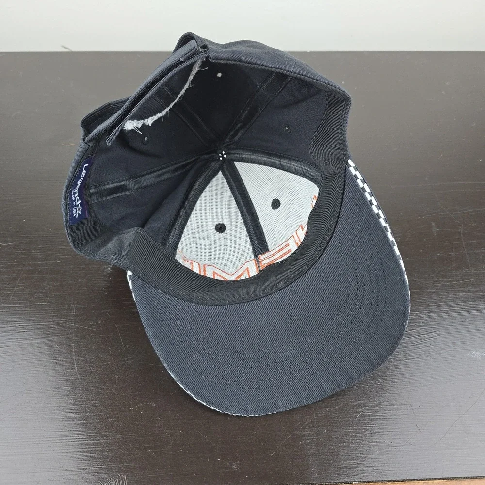 Vintage HEMI Daimler Chrysler Racing Stripe Brim Strapback Hat‎ OSFA Made In USA